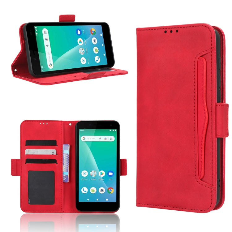 Skin Feel Calf Texture Card Slots Leather Phone Case, For TCL 305i, For TCL 405 / 406 T506D, For Unimax UMX U696CL, For vivo S16 Pro / S16