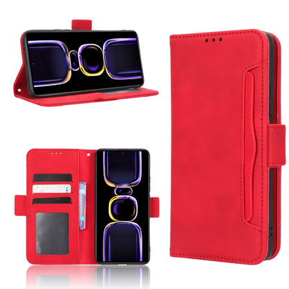 Skin Feel Calf Texture Card Slots Leather Phone Case, For Xiaomi Redmi 12C / 11A, For Xiaomi Redmi K60 5G / K60 Pro, For Xiaomi Redmi K60E 5G, For Xiaomi Redmi Note 12 Pro 5G Speed