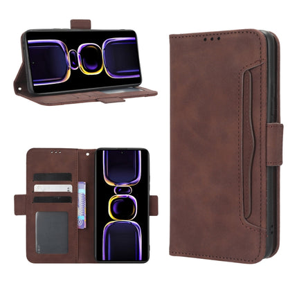 Skin Feel Calf Texture Card Slots Leather Phone Case, For Xiaomi Redmi 12C / 11A, For Xiaomi Redmi K60 5G / K60 Pro, For Xiaomi Redmi K60E 5G, For Xiaomi Redmi Note 12 Pro 5G Speed