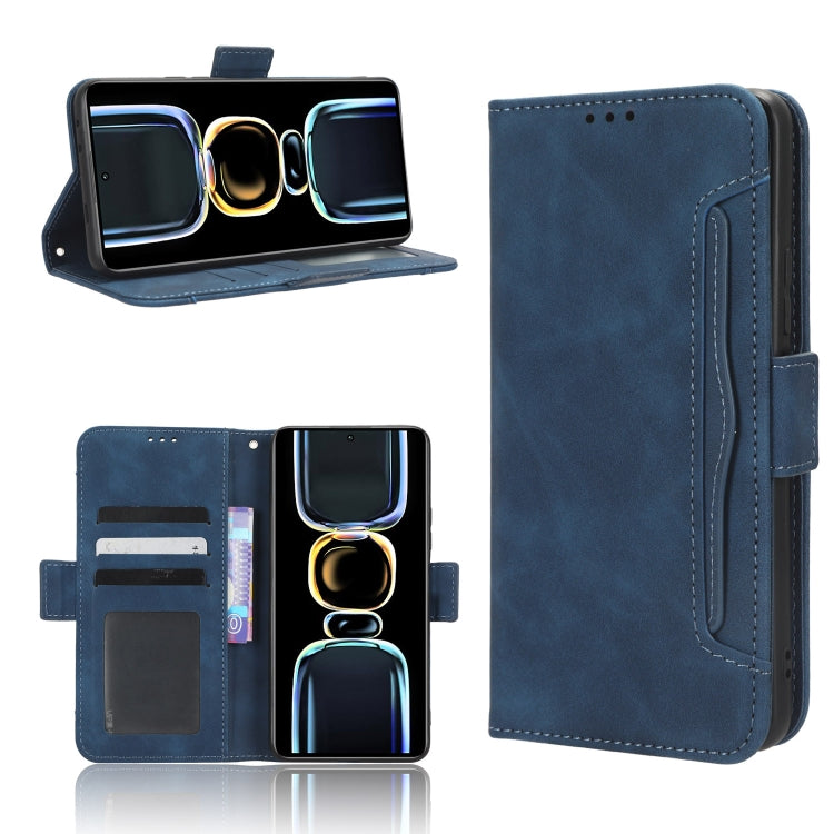 Skin Feel Calf Texture Card Slots Leather Phone Case, For Xiaomi Redmi 12C / 11A, For Xiaomi Redmi K60 5G / K60 Pro, For Xiaomi Redmi K60E 5G, For Xiaomi Redmi Note 12 Pro 5G Speed