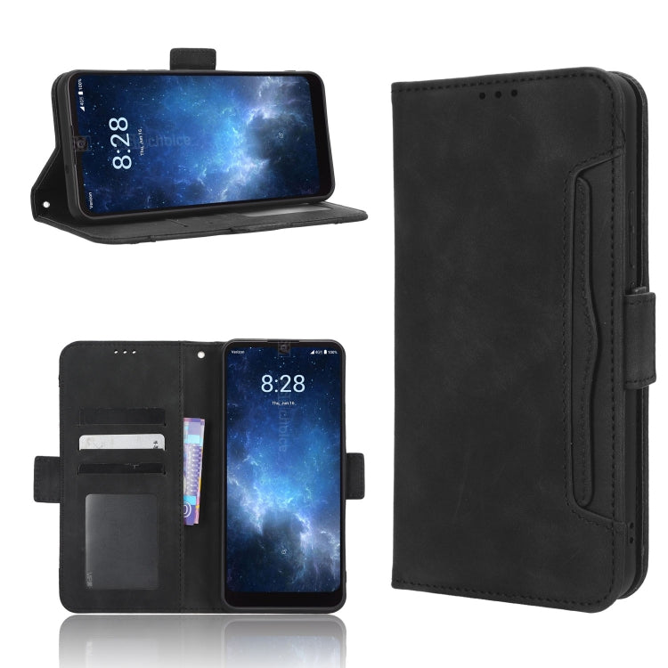 Skin Feel Calf Texture Card Slots Leather Phone Case, For Sharp Rouvo V, For Xiaomi Poco X5 5G / Redmi Note 12 5G, For OnePlus 11 5G, For ZTE Libero 5G III