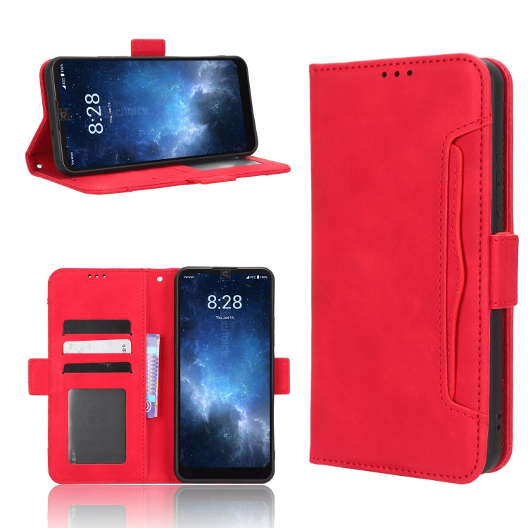 Skin Feel Calf Texture Card Slots Leather Phone Case, For Sharp Rouvo V, For Xiaomi Poco X5 5G / Redmi Note 12 5G, For OnePlus 11 5G, For ZTE Libero 5G III