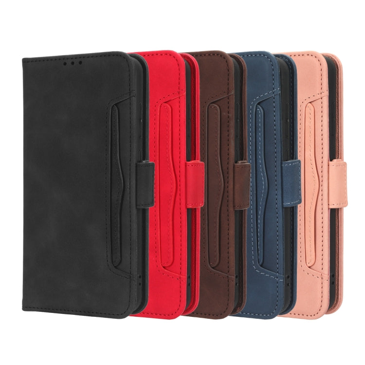 Skin Feel Calf Texture Card Slots Leather Phone Case, For Sharp Rouvo V, For Xiaomi Poco X5 5G / Redmi Note 12 5G, For OnePlus 11 5G, For ZTE Libero 5G III
