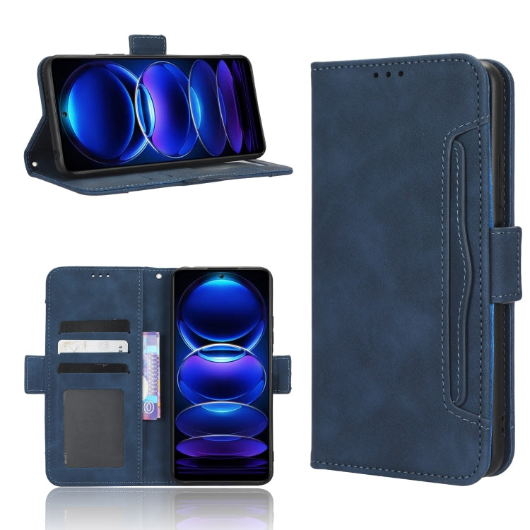 Skin Feel Calf Texture Card Slots Leather Phone Case, For Sharp Rouvo V, For Xiaomi Poco X5 5G / Redmi Note 12 5G, For OnePlus 11 5G, For ZTE Libero 5G III