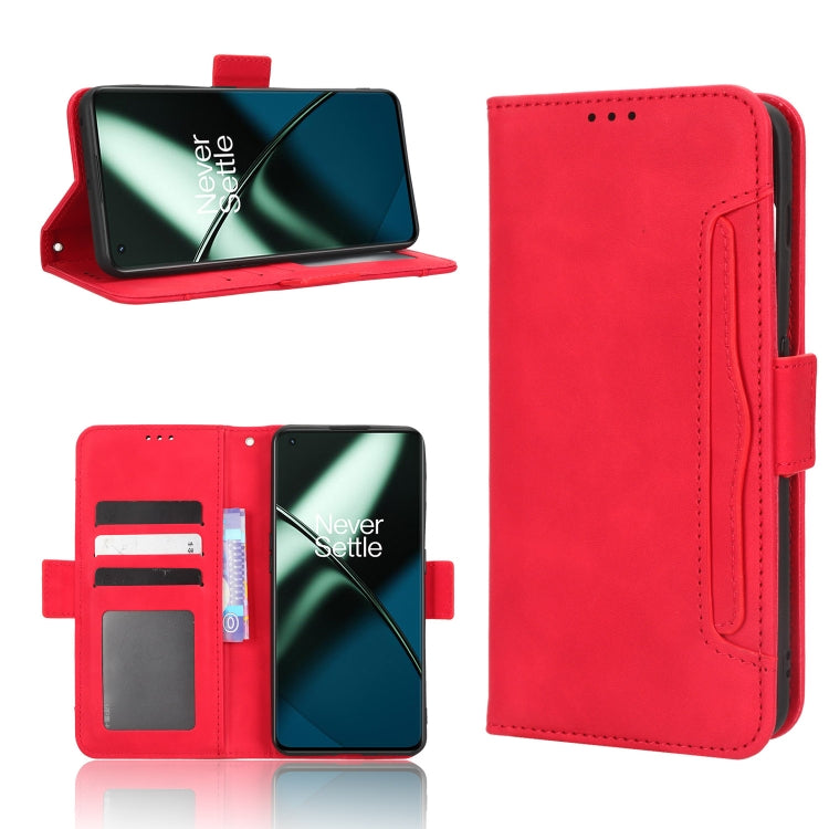 Skin Feel Calf Texture Card Slots Leather Phone Case, For Sharp Rouvo V, For Xiaomi Poco X5 5G / Redmi Note 12 5G, For OnePlus 11 5G, For ZTE Libero 5G III