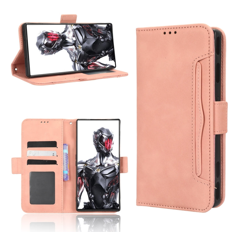 Skin Feel Calf Texture Card Slots Leather Phone Case, For ZTE nubia Red Magic 8 Pro / 8 Pro+, For ZTE nubia Z50