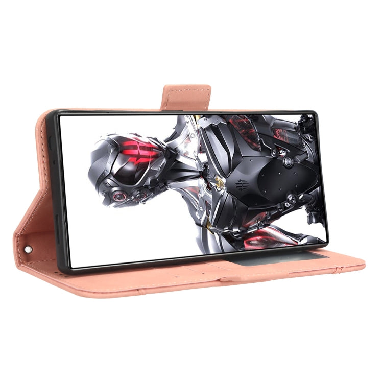 Skin Feel Calf Texture Card Slots Leather Phone Case, For ZTE nubia Red Magic 8 Pro / 8 Pro+, For ZTE nubia Z50