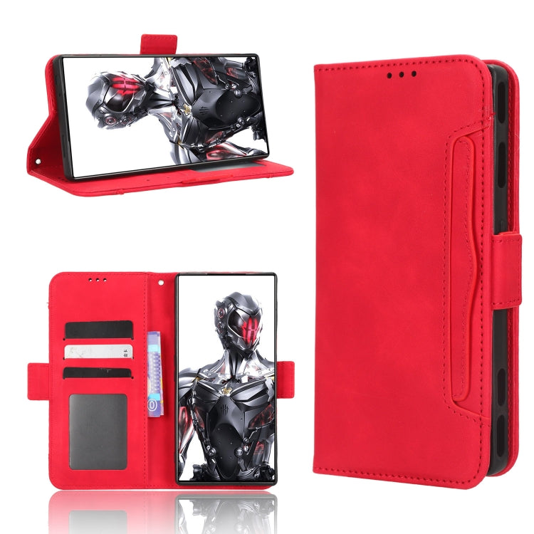Skin Feel Calf Texture Card Slots Leather Phone Case, For ZTE nubia Red Magic 8 Pro / 8 Pro+, For ZTE nubia Z50
