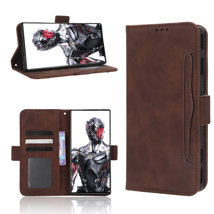 Skin Feel Calf Texture Card Slots Leather Phone Case, For ZTE nubia Red Magic 8 Pro / 8 Pro+, For ZTE nubia Z50