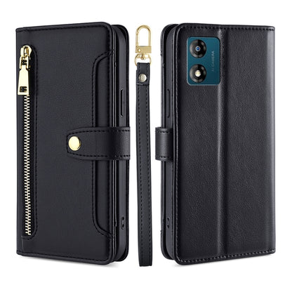 Sheep Texture Cross-body Zipper Wallet Leather Phone Case, For Motorola Moto E13 4G, For OPPO A17k, For OPPO Reno8 T 4G, For Xiaomi Poco X5 Pro / Redmi Note 12 Pro Speed