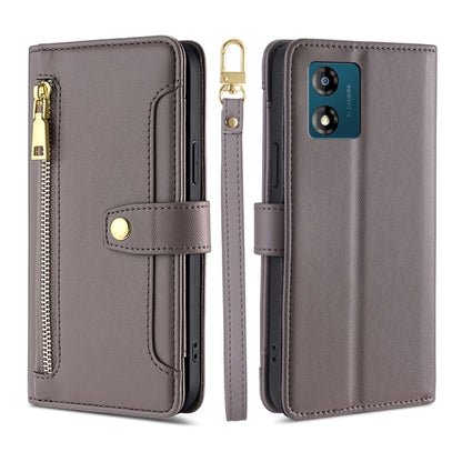 Sheep Texture Cross-body Zipper Wallet Leather Phone Case, For Motorola Moto E13 4G, For OPPO A17k, For OPPO Reno8 T 4G, For Xiaomi Poco X5 Pro / Redmi Note 12 Pro Speed