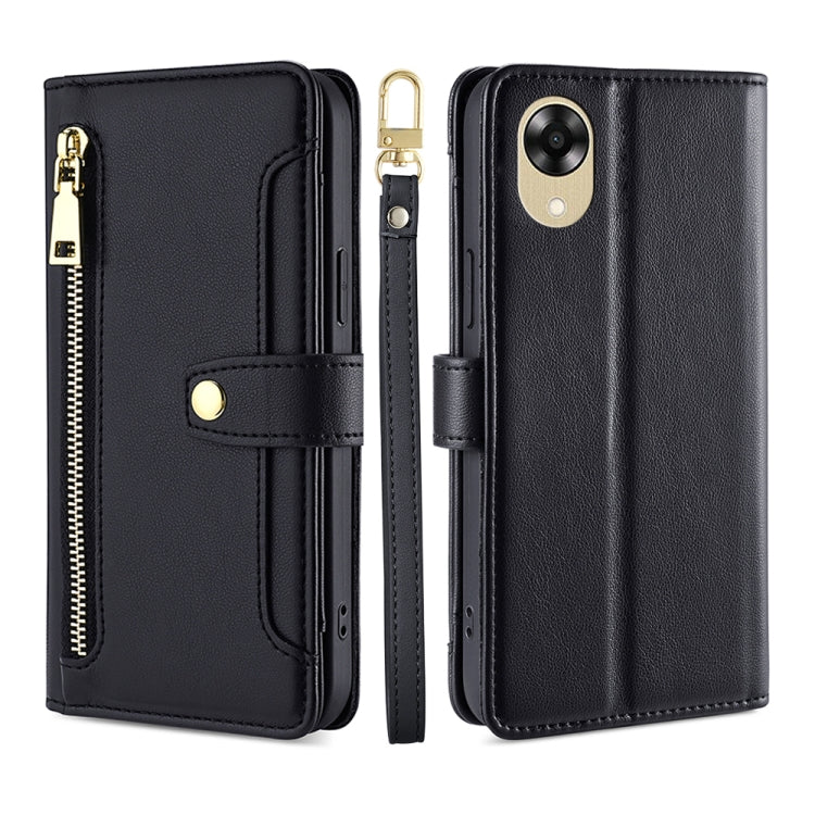 Sheep Texture Cross-body Zipper Wallet Leather Phone Case, For Motorola Moto E13 4G, For OPPO A17k, For OPPO Reno8 T 4G, For Xiaomi Poco X5 Pro / Redmi Note 12 Pro Speed