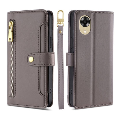 Sheep Texture Cross-body Zipper Wallet Leather Phone Case, For Motorola Moto E13 4G, For OPPO A17k, For OPPO Reno8 T 4G, For Xiaomi Poco X5 Pro / Redmi Note 12 Pro Speed