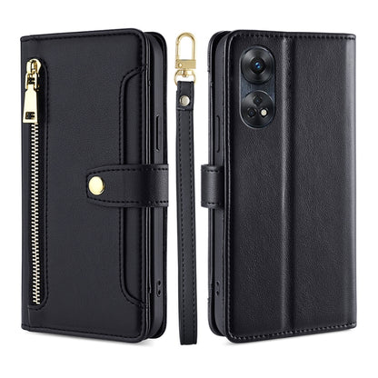 Sheep Texture Cross-body Zipper Wallet Leather Phone Case, For Motorola Moto E13 4G, For OPPO A17k, For OPPO Reno8 T 4G, For Xiaomi Poco X5 Pro / Redmi Note 12 Pro Speed