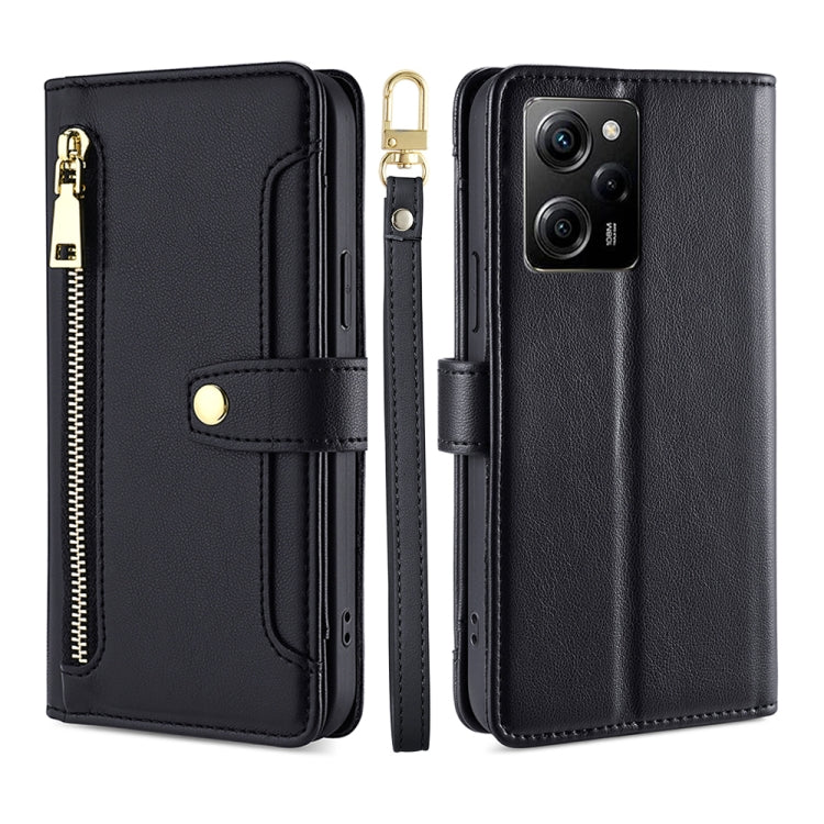Sheep Texture Cross-body Zipper Wallet Leather Phone Case, For Motorola Moto E13 4G, For OPPO A17k, For OPPO Reno8 T 4G, For Xiaomi Poco X5 Pro / Redmi Note 12 Pro Speed