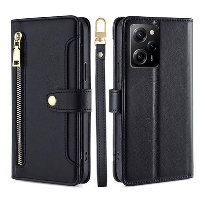 Sheep Texture Cross-body Zipper Wallet Leather Phone Case, For Motorola Moto E13 4G, For OPPO A17k, For OPPO Reno8 T 4G, For Xiaomi Poco X5 Pro / Redmi Note 12 Pro Speed