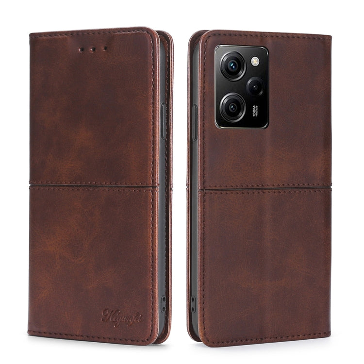 Cow Texture Magnetic Horizontal Flip Leather Phone Case, For Motorola Moto E13 4G, For OPPO A17k, For OPPO Reno8 T 4G, For Xiaomi Poco X5 Pro / Redmi Note 12 Pro Speed