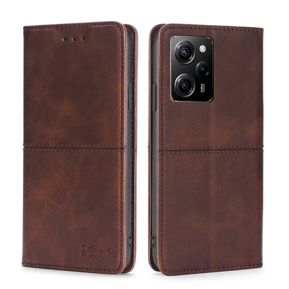 Cow Texture Magnetic Horizontal Flip Leather Phone Case, For Motorola Moto E13 4G, For OPPO A17k, For OPPO Reno8 T 4G, For Xiaomi Poco X5 Pro / Redmi Note 12 Pro Speed