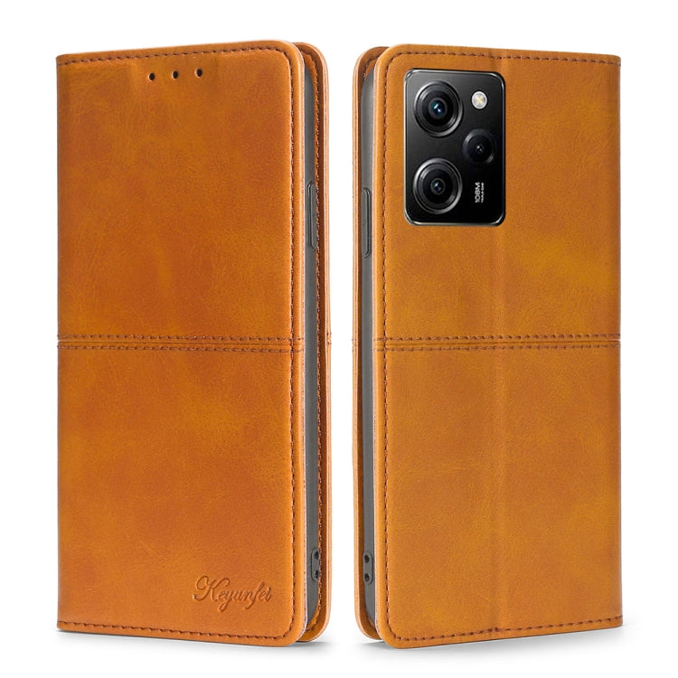 Cow Texture Magnetic Horizontal Flip Leather Phone Case, For Motorola Moto E13 4G, For OPPO A17k, For OPPO Reno8 T 4G, For Xiaomi Poco X5 Pro / Redmi Note 12 Pro Speed