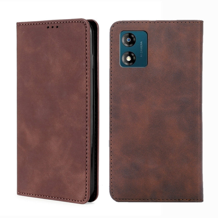 Skin Feel Magnetic Horizontal Flip Leather Phone Case, For Motorola Moto E13 4G, For OPPO A17k, For OPPO Reno8 T 4G, For Xiaomi Poco X5 Pro / Redmi Note 12 Pro Speed