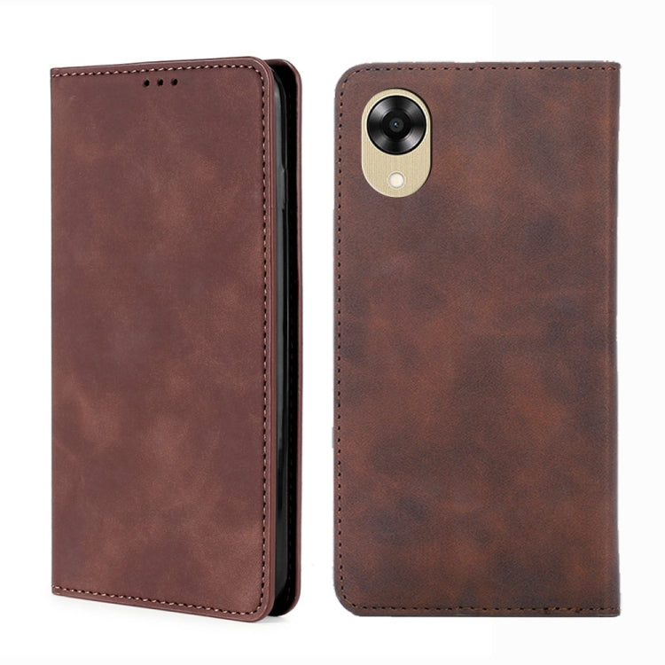Skin Feel Magnetic Horizontal Flip Leather Phone Case, For Motorola Moto E13 4G, For OPPO A17k, For OPPO Reno8 T 4G, For Xiaomi Poco X5 Pro / Redmi Note 12 Pro Speed
