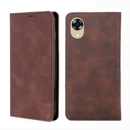 Skin Feel Magnetic Horizontal Flip Leather Phone Case, For Motorola Moto E13 4G, For OPPO A17k, For OPPO Reno8 T 4G, For Xiaomi Poco X5 Pro / Redmi Note 12 Pro Speed