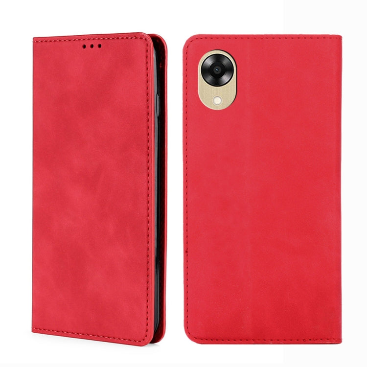Skin Feel Magnetic Horizontal Flip Leather Phone Case, For Motorola Moto E13 4G, For OPPO A17k, For OPPO Reno8 T 4G, For Xiaomi Poco X5 Pro / Redmi Note 12 Pro Speed