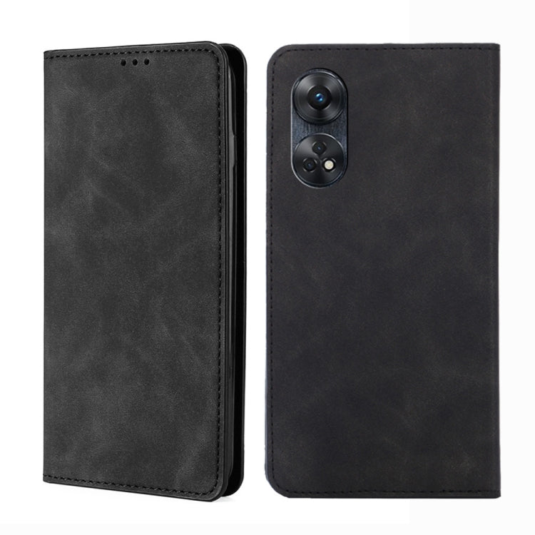 Skin Feel Magnetic Horizontal Flip Leather Phone Case, For Motorola Moto E13 4G, For OPPO A17k, For OPPO Reno8 T 4G, For Xiaomi Poco X5 Pro / Redmi Note 12 Pro Speed