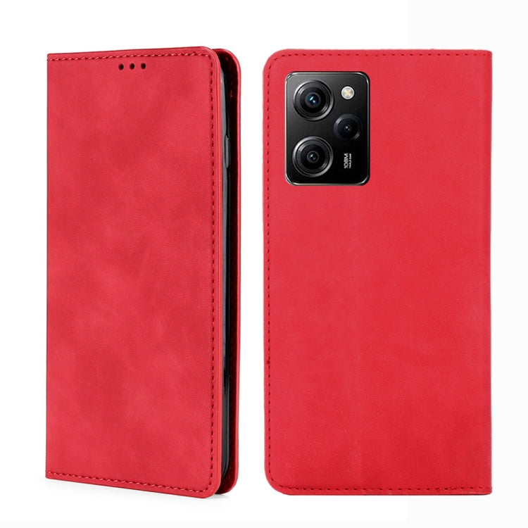 Skin Feel Magnetic Horizontal Flip Leather Phone Case, For Motorola Moto E13 4G, For OPPO A17k, For OPPO Reno8 T 4G, For Xiaomi Poco X5 Pro / Redmi Note 12 Pro Speed