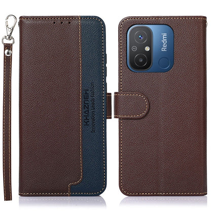 KHAZNEH Litchi Texture Leather RFID Phone Case, For OnePlus Ace 2 5G / 11R 5G, For Sony Xperia 1 V, For Sony Xperia 10 V, For Xiaomi Redmi 12C / Redmi 11A
