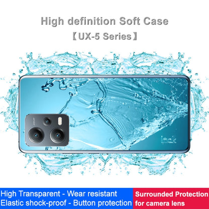 IMAK UX-5 Series Transparent Shockproof TPU Protective Case, For OnePlus Nord CE 3 Lite 5G, For Xiaomi Redmi Note 12 5G Indian version/Poco X5 5G, For ZTE nubia Z50 5G, For OnePlus Ace 2 5G/11R 5G, For OnePlus 11 5G