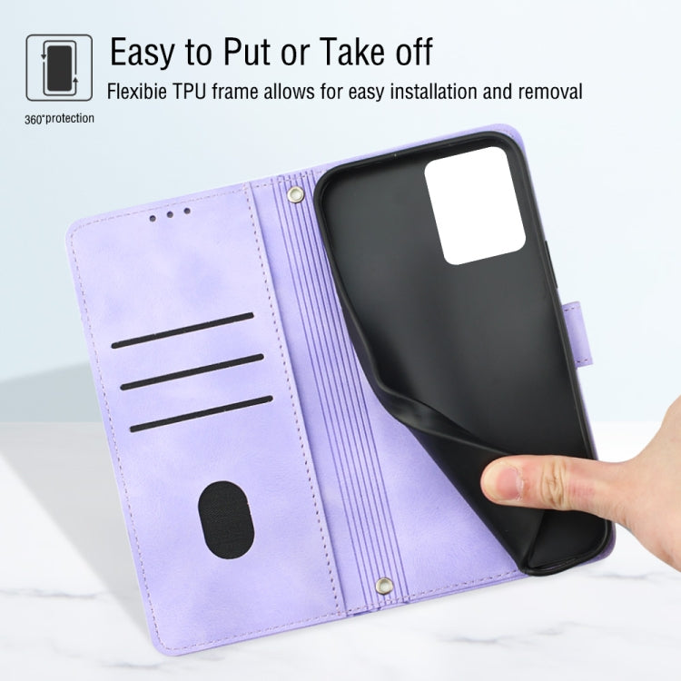 Skin-feel Embossed Leather Phone Case, For Realme 9 Pro 5G / OnePlus Nord CE 2 Lite 5G, For Realme 9 Pro+ 5G / 9 4G, For Realme 9i / OPPO A36 / A76, For Realme C12 / C15 / C25 / C25s