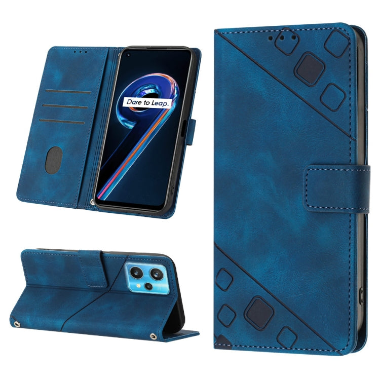 Skin-feel Embossed Leather Phone Case, For Realme 9 Pro 5G / OnePlus Nord CE 2 Lite 5G, For Realme 9 Pro+ 5G / 9 4G, For Realme 9i / OPPO A36 / A76, For Realme C12 / C15 / C25 / C25s