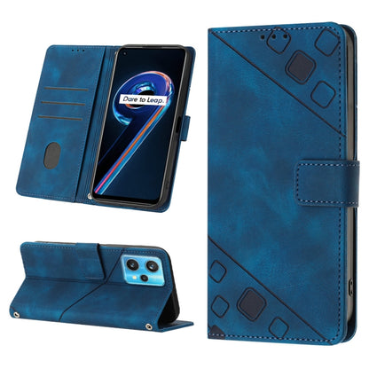 Skin-feel Embossed Leather Phone Case, For Realme 9 Pro 5G / OnePlus Nord CE 2 Lite 5G, For Realme 9 Pro+ 5G / 9 4G, For Realme 9i / OPPO A36 / A76, For Realme C12 / C15 / C25 / C25s