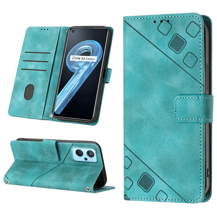 Skin-feel Embossed Leather Phone Case, For Realme 9 Pro 5G / OnePlus Nord CE 2 Lite 5G, For Realme 9 Pro+ 5G / 9 4G, For Realme 9i / OPPO A36 / A76, For Realme C12 / C15 / C25 / C25s