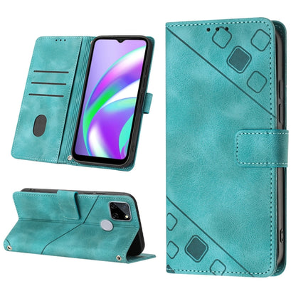 Skin-feel Embossed Leather Phone Case, For Realme 9 Pro 5G / OnePlus Nord CE 2 Lite 5G, For Realme 9 Pro+ 5G / 9 4G, For Realme 9i / OPPO A36 / A76, For Realme C12 / C15 / C25 / C25s