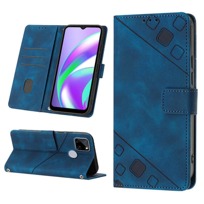 Skin-feel Embossed Leather Phone Case, For Realme 9 Pro 5G / OnePlus Nord CE 2 Lite 5G, For Realme 9 Pro+ 5G / 9 4G, For Realme 9i / OPPO A36 / A76, For Realme C12 / C15 / C25 / C25s