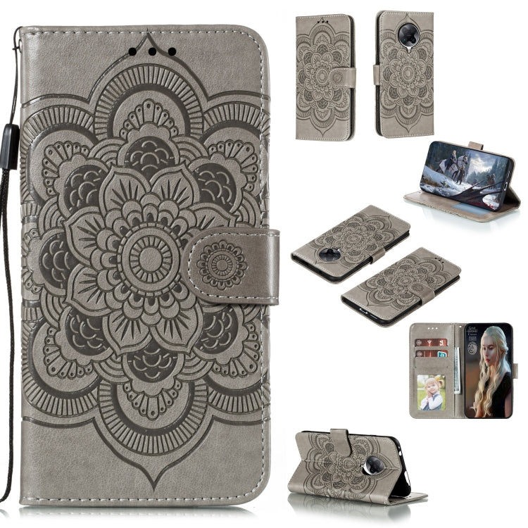 Mandala Embossing Pattern Horizontal Flip PU Leather Case with Holder & Card Slots & Walle & Lanyard, For Xiaomi Redmi K30 Pro, For Xiaomi Redmi Note 9 Pro, For Xiaomi Redmi Note 9 Pro Max