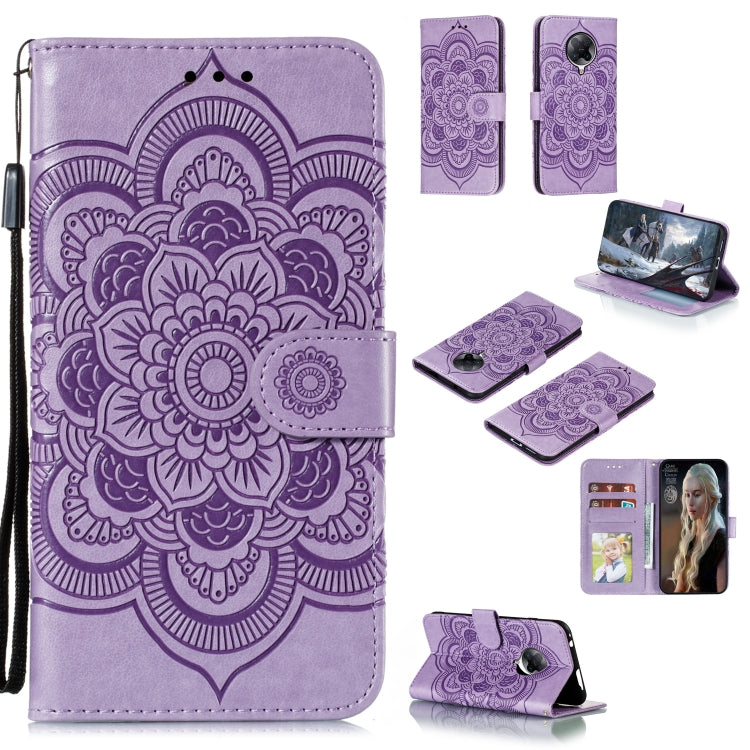 Mandala Embossing Pattern Horizontal Flip PU Leather Case with Holder & Card Slots & Walle & Lanyard, For Xiaomi Redmi K30 Pro, For Xiaomi Redmi Note 9 Pro, For Xiaomi Redmi Note 9 Pro Max