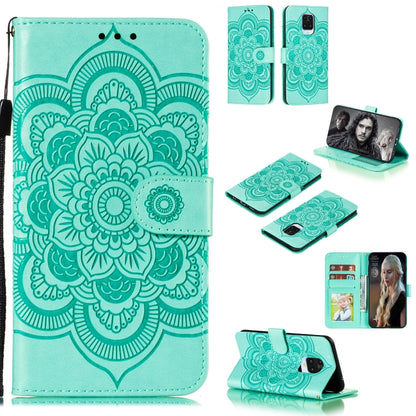 Mandala Embossing Pattern Horizontal Flip PU Leather Case with Holder & Card Slots & Walle & Lanyard, For Xiaomi Redmi Note 9S