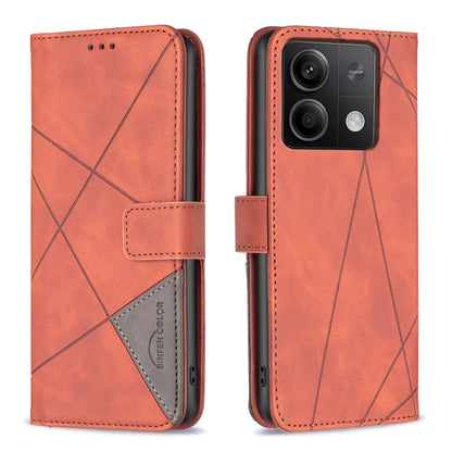 Magnetic Buckle Rhombus Texture Leather Phone Case, For Xiaomi Redmi Note 13 4G Global, For Xiaomi Redmi K70E, For Xiaomi Redmi Note 13, For Xiaomi Redmi 13C