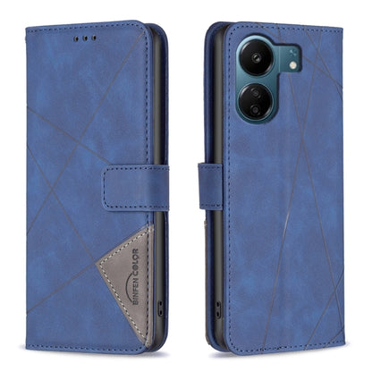 Magnetic Buckle Rhombus Texture Leather Phone Case, For Xiaomi Redmi Note 13 4G Global, For Xiaomi Redmi K70E, For Xiaomi Redmi Note 13, For Xiaomi Redmi 13C