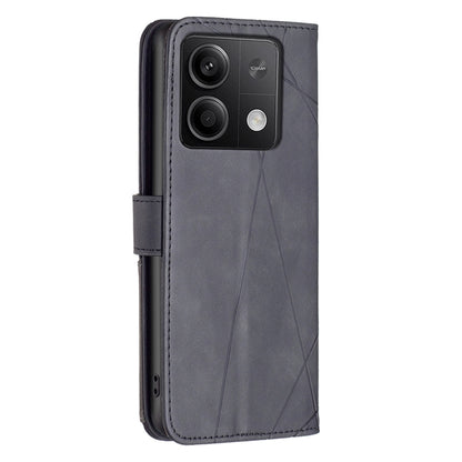 Magnetic Buckle Rhombus Texture Leather Phone Case, For Xiaomi Redmi Note 13 4G Global, For Xiaomi Redmi K70E, For Xiaomi Redmi Note 13, For Xiaomi Redmi 13C