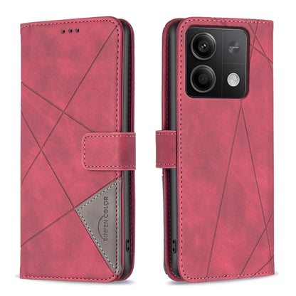 Magnetic Buckle Rhombus Texture Leather Phone Case, For Xiaomi Redmi Note 13 4G Global, For Xiaomi Redmi K70E, For Xiaomi Redmi Note 13, For Xiaomi Redmi 13C