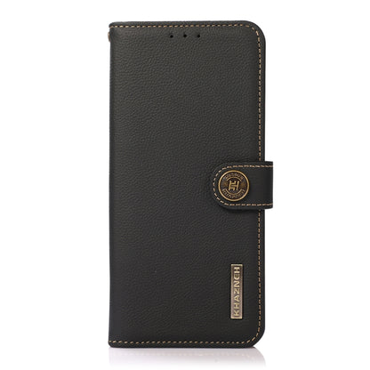 KHAZNEH Custer Texture RFID Genuine Leather Phone Case, For OnePlus Ace 2 5G, For Xiaomi Redmi 12C/Redmi 11A 4G