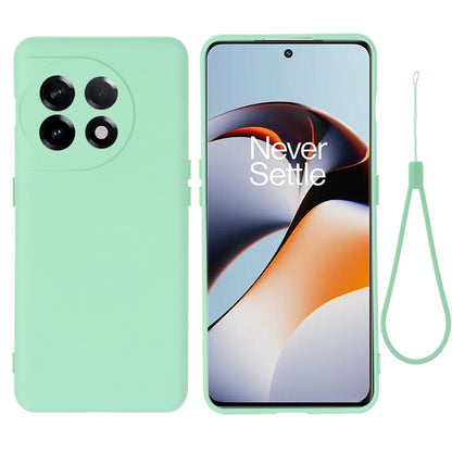 Pure Color Liquid Silicone Shockproof Full Coverage Phone Case, For OnePlus 11
