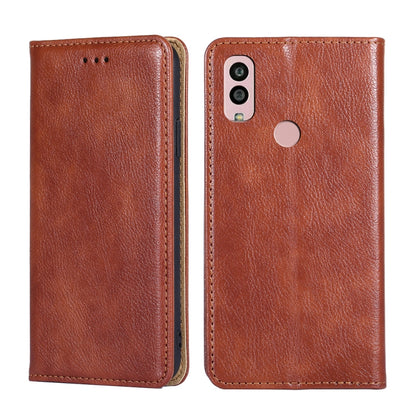 Gloss Oil Solid Color Magnetic Leather Phone Case, For Kyocera Android One S10, For OnePlus Ace 2/11R