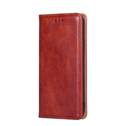 Gloss Oil Solid Color Magnetic Leather Phone Case, For Kyocera Android One S10, For OnePlus Ace 2/11R