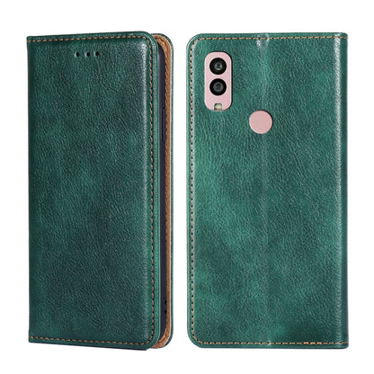 Gloss Oil Solid Color Magnetic Leather Phone Case, For Kyocera Android One S10, For OnePlus Ace 2/11R