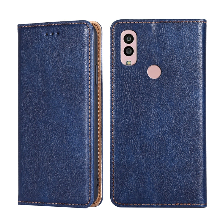 Gloss Oil Solid Color Magnetic Leather Phone Case, For Kyocera Android One S10, For OnePlus Ace 2/11R